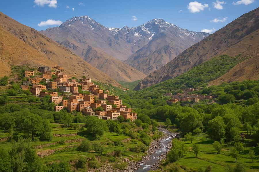 Marrakech: Atlas Mountains & Valleys Waterfall Hike w/ Lunch - Timing and the morning drive: pickup around 8:30 AM