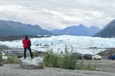 Matanuska Glacier Hike Day Tour - Picking up the right gear: microspikes, helmets, and poles