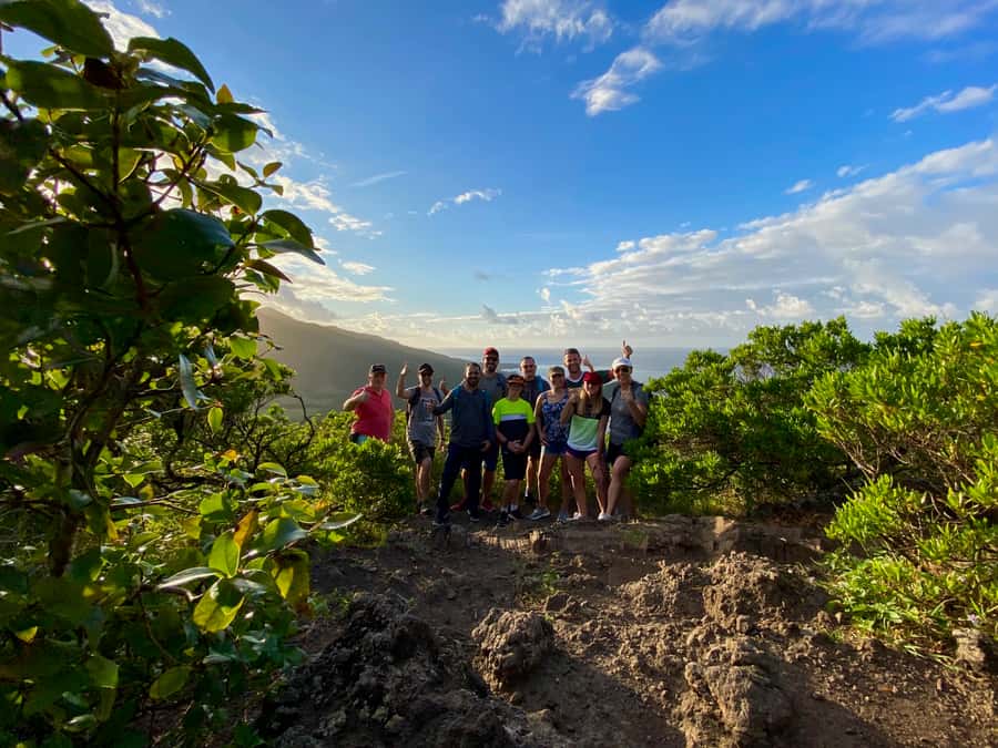Mauritius: Le Morne Mountain UNESCO Eco Hike - Descending with the same attention to safety