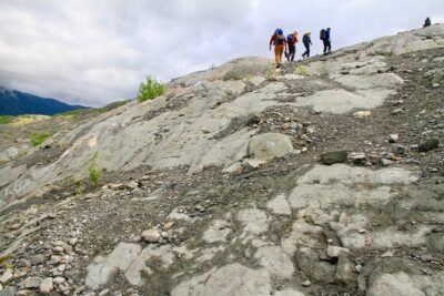 Mendenhall Glacier Guided Hike Juneau - The Scrambles and Wet Rock Reality (and How the Guides Help)