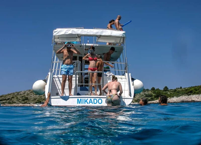 Mikado Kornati Excursion with snorkeling and hiking stops - What the small group (about 20 people) changes for you