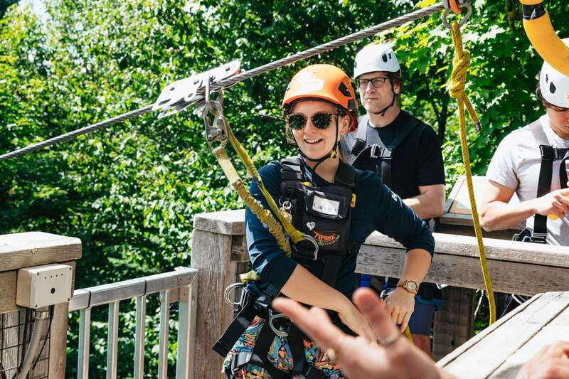 Mont Tremblant: Summit Zip-Lining Tour with 5 Zip Lines - Gondola ride to the summit: the calm before the rush