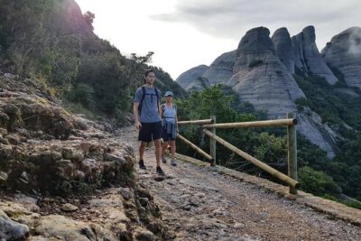 Montserrat Nature Walk, Monastery and Museum from Barcelona - The hike to Saint Miquel’s Cross: views, stairs, and real trail detail