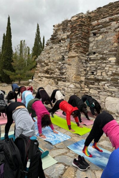 Morning Yoga & Hike in Santorini, Stillness & Local Vibes - The 15-minute scenic trail to Agios Georgios (Katefio)