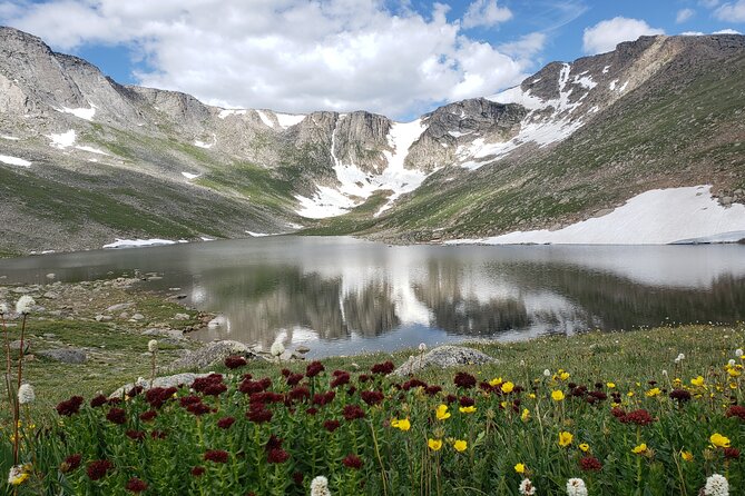 Mount Blue Sky 14,265ft Summit and Glacial Lakes - Echo Lake at 10,600 feet: the quick-view glacial stop