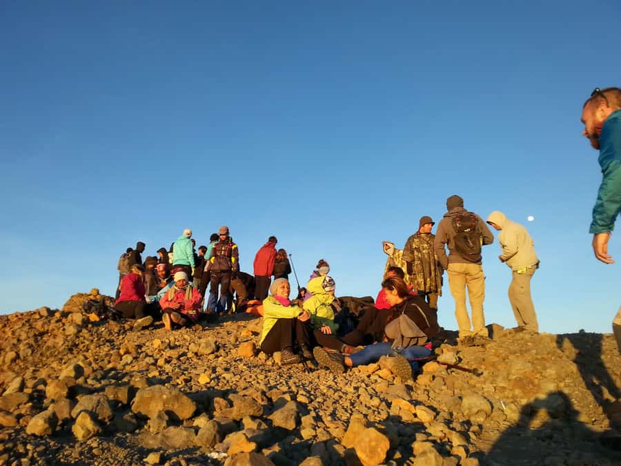 Mount Rinjani Trek 3D-2N To Summit - Lake - Hotspring - Day 2: 3:00 am summit push, 6:00 am sunrise, then Segara Anak hot water