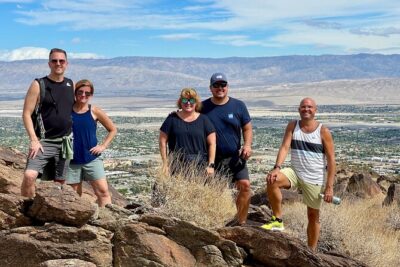 Mountain Sunrise Hike and Meditation in Palm Springs - From South Lykken Trail toward Indian Canyons sunrise views