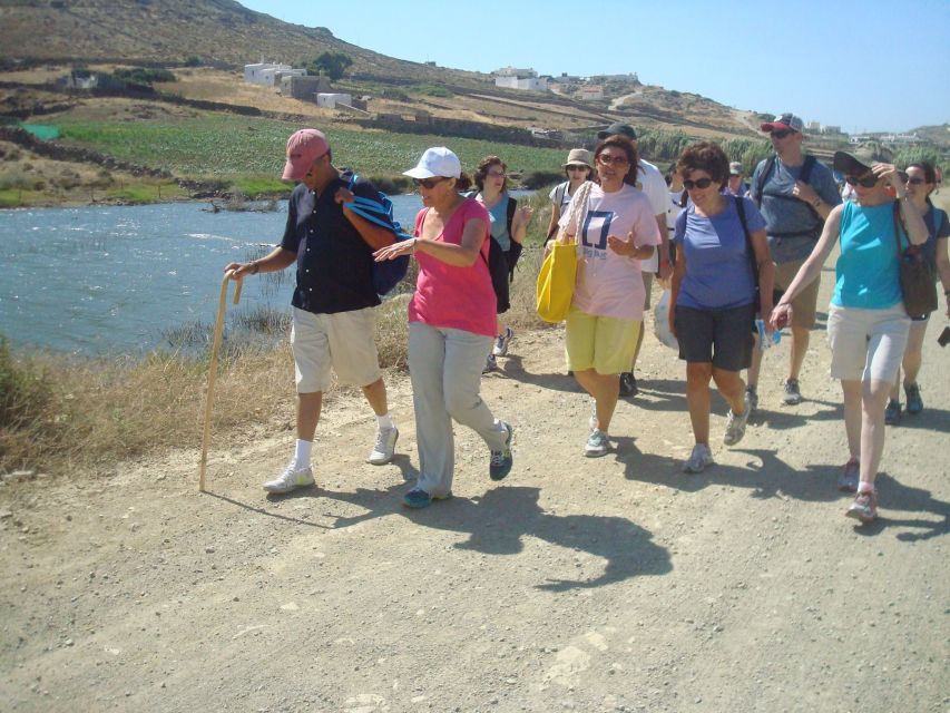 Mykonos Hiking Adventure - The dam viewpoint break: where the hike turns into real scenery