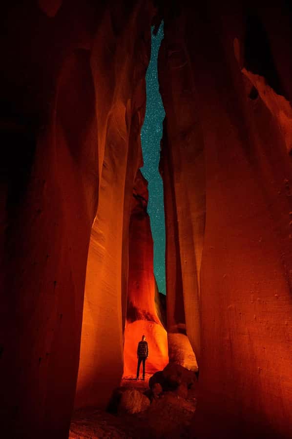 Page: Antelope Valley Canyon Stargazing Night Hike - What’s Included: Headlamps and a Real Guide