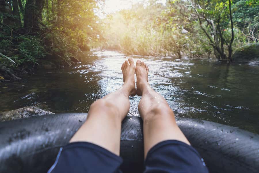 Palomino: Palomino River Tubing and Hiking Tour - How the tubing works: tires, life jackets, and the Palomino’s rapids