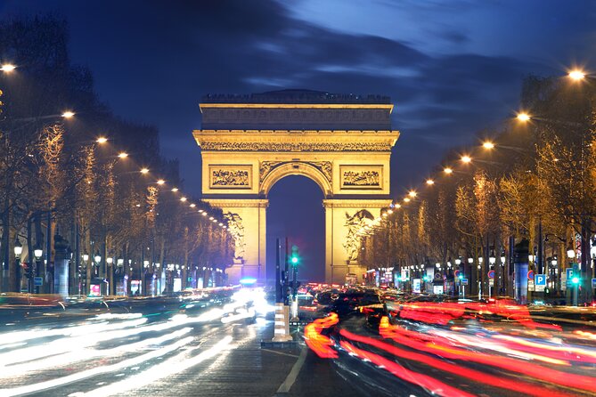 Paris Lights Evening Bus Tour with Eiffel Tower Summit Option - Crossing the Seine: Notre-Dame area, Grand Palais, Petit Palais, and Hôtel de Ville