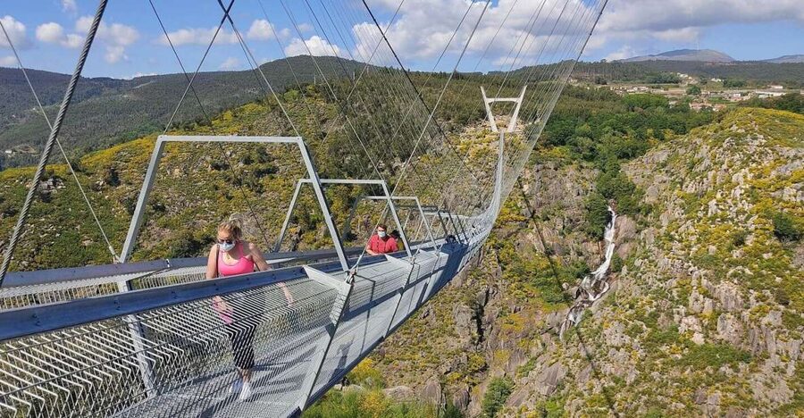 Porto: Paiva Walkways and Suspension Bridge Hike with Lunch - Porto to Arouca: the van ride that sets up the day