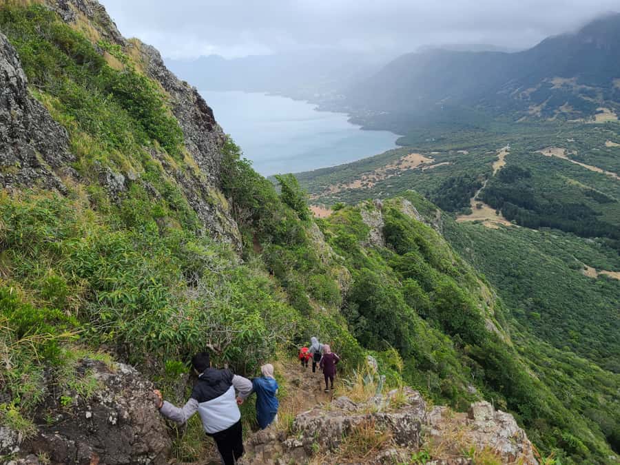 PRIVATE LeMorne Mountain Picturesque Hike-UNESCO Recognised - Descent: your second chance to do it safely