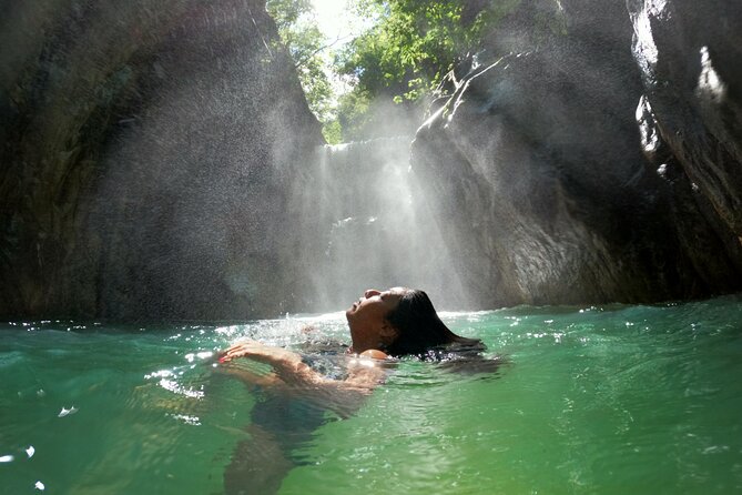 Puerto Vallarta Waterfall Hike - Walking the river trail: jungle time from 10:15 to 11:00