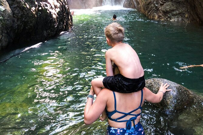 Puerto Vallarta Waterfall Hike - Reaching the waterfall: swimming pools, photos, and the crowd factor