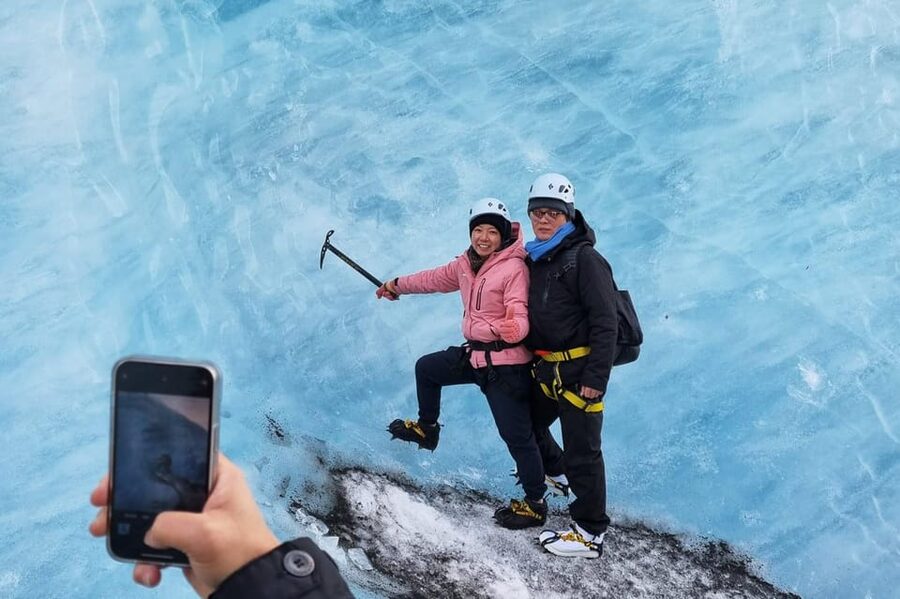 Reykjavik: Glacier Hike, Waterfalls and Black Sand Beach - Reynisfjara black sand beach: basalt drama with a crowd reality check