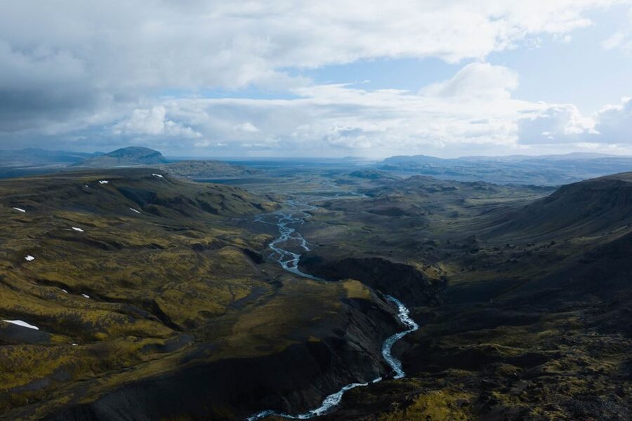 Reykjavík: Landmannalaugar Hike and the Valley of Tears - Stop 1: Hjálparfoss and the story of Sprengisandur