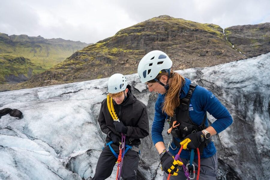 Reykjavík: Sólheimajökull Glacier Hike & Ice Climbing Intro - South Coast waterfall stops: Skógafoss and Seljalandsfoss without losing your glacier day