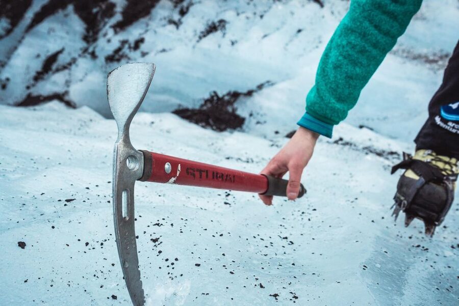 Reykjavík: Sólheimajökull Glacier Hike & Ice Climbing Intro - Ice climbing intro: learning axe technique on a natural ice wall