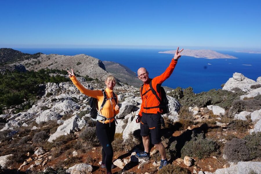 Rhodes: Hiking Tour to the Summit of Akramitis with Photos - The long way up: meadows, shrubs, and a focused summit climb