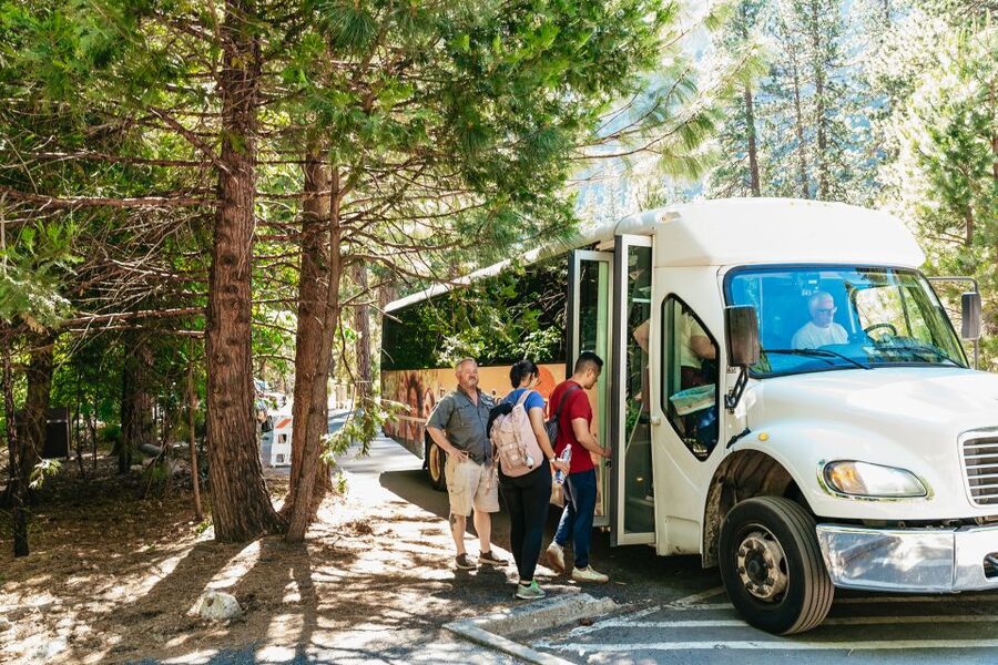 San Francisco: Yosemite National Park & Giant Sequoias Hike - The road to Yosemite: What the long bus ride is like