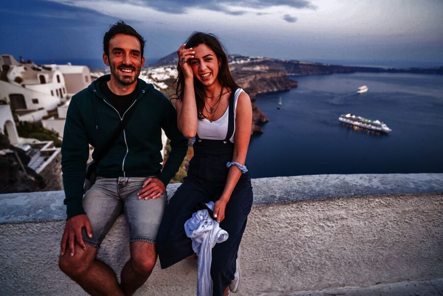 Santorini: Night Hike, Wine Tasting, and Greek Dinner - Arriving in Imerovigli: The Wine Tasting Part Starts Calm