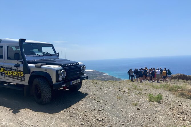 Sarakina Gorge hiking & swim Adventure - Jeep Safari South Crete - Mirabello Gulf viewpoint: the scenery break you’ll remember