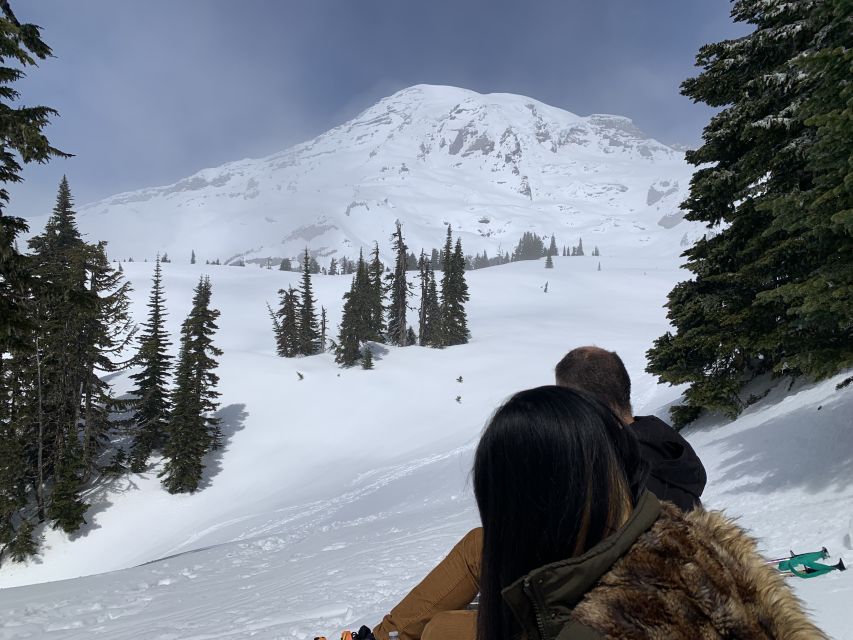 Seattle: Mt. Rainier Park Guided Full-Day Tour - Entering Mount Rainier National Park with a guide in your ear