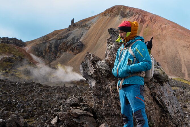 Small Group Landmannalaugar Hike and Hot Springs: Reykjavik/Hella - Hot springs at Brennisteinsalda: choose warm or cooler, then recover