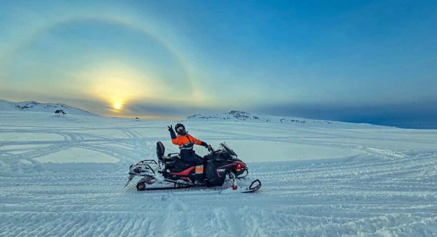Snowmobiling on Eyjafjallajökull – The Summit of Adventure - On the Glacier: The Hour That Feels Like Another Planet