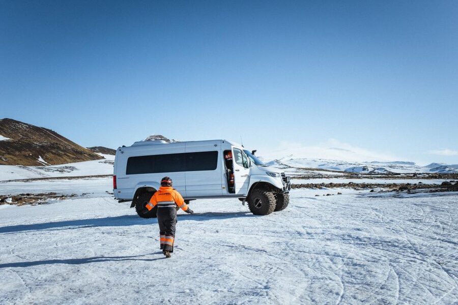Snowmobiling on Eyjafjallajökull – The Summit of Adventure - The Super Jeep Climb: Bumpy, Fast, and Worth It
