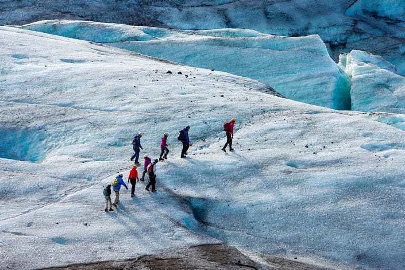 Sólheimajökull Glacier Hike - Getting your gear right: crampons, harness, ice axe, helmet