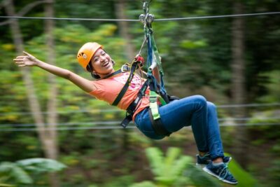 St Lucia Ultimate 3: Aerial Tram, Zipline and Hiking at Rainforest Adventures - The canopy zipline circuit: 8 lines, big views, real support