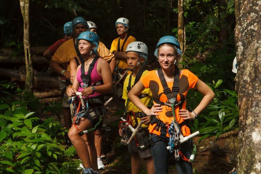 St Lucia Ultimate 3 Package: Aerial Tram Zip Line & Hiking - Back Down on the Tram: Island Views and a Calm Finish