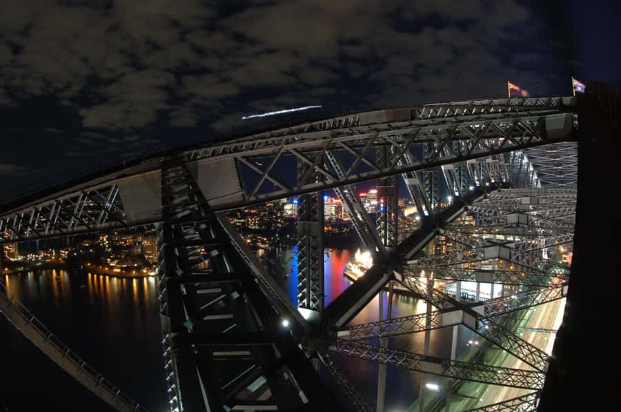 Sydney: BridgeClimb Sydney Harbour Summit Night - What You’ll See From the Summit: Opera House, Darling Harbour, Skyline