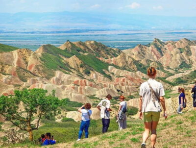 Tbilisi: Real Adventure – Gareja & Rainbow Desert 4x4 + Hike - Meeting point and getting started from Europe Square