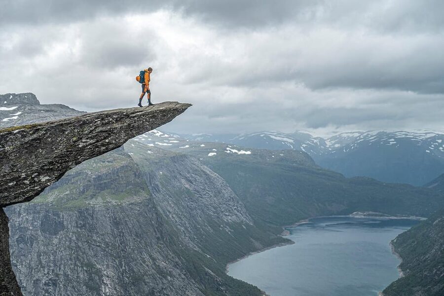 Trolltunga: Trolltunga Summer Hike - Trolltunga in Plain English: A 700-Meter Cliff View Day