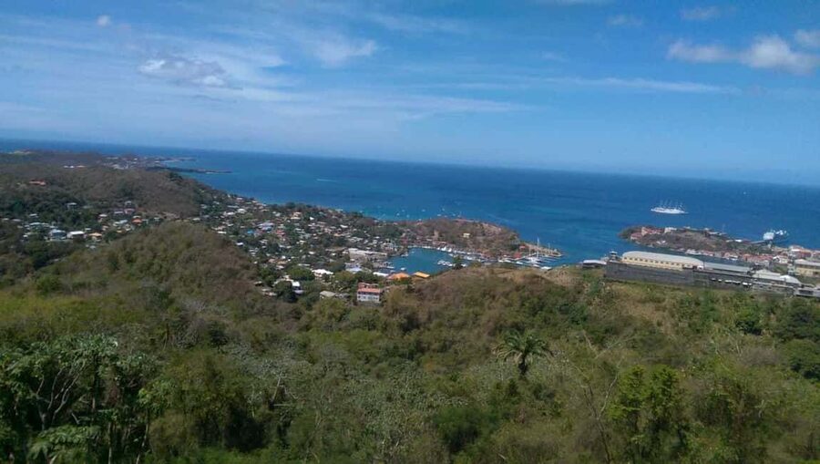 "Tropically Yours" Waterfall Nature Hike. - The Waterfall Nature Hike: Mud, Farms, Birds, and Mona Monkeys