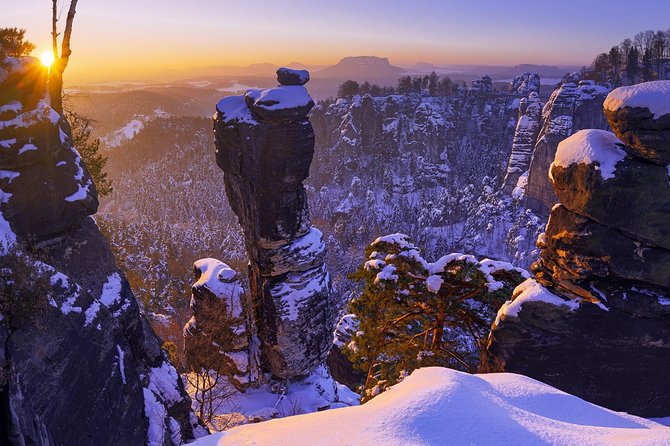 Winter Fairytale The BEST of Bohemian & Saxon Switzerland Hiking Tour - Bohemian Switzerland National Park: How the Route Feels Different in Cold Weather