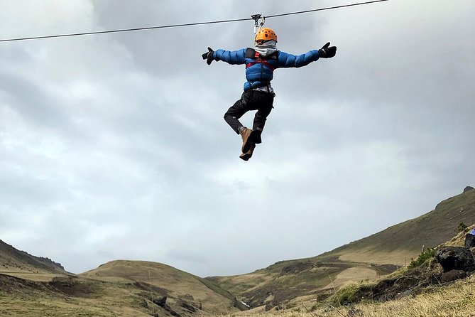 Zipline and Hiking Adventure Tour in Vík - Zipline Runs Over Valleys, Water, and Narrow Trail Sections